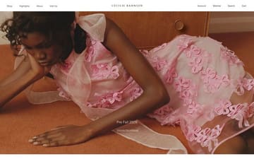 Cecilie Bahnsen website preview