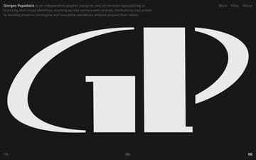 Giorgos Papadakis website preview