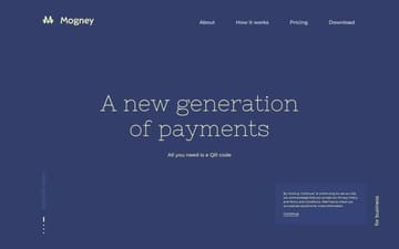 Mogney website preview