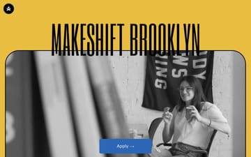 Makeshift Brooklyn website preview