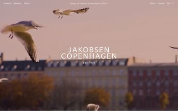 Jakobsen Copenhagen website preview