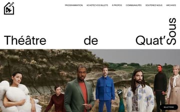 Théâtre de Quat’Sous website preview