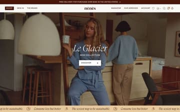 Nénés Paris website preview