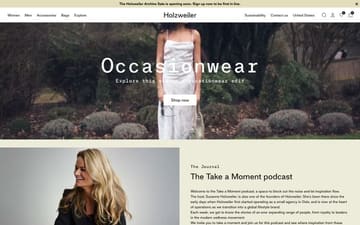Holzweiler website preview