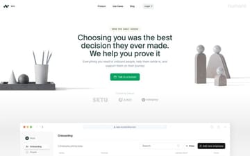 Numans website preview