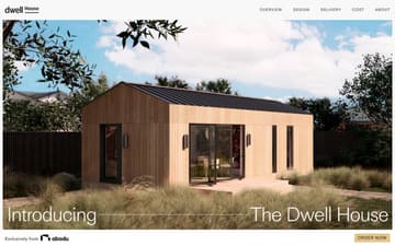 Dwell House website preview