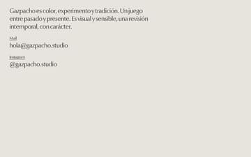 Gazpacho website preview