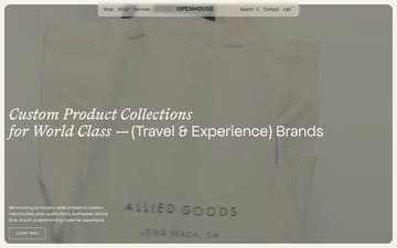 Openhouse website preview