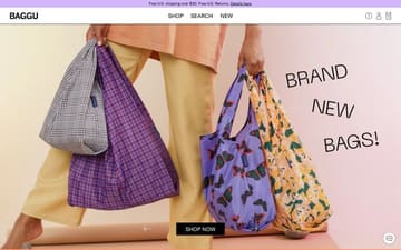 Baggu website preview