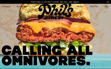 Phil's Finest website preview