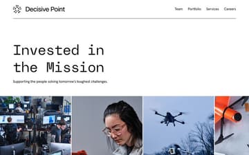 Decisive Point website preview