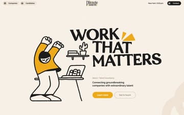Purpose Talent website preview