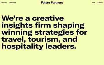 Future Partners website preview