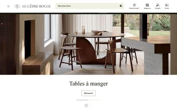 Le Cèdre Rouge website preview