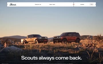 Scout Motors website preview