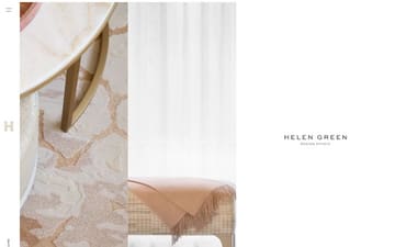 Helen Green Design website preview