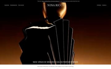 Nina Ricci website preview