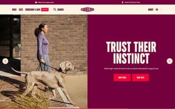 Carnilove website preview