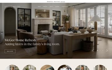 Studio McGee website preview