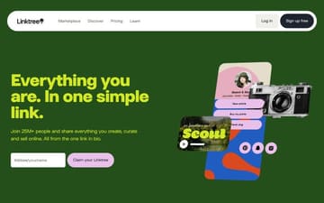 Linktree website preview