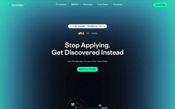 Bondex website preview