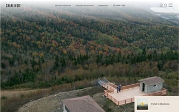 Tourisme Charlevoix website preview
