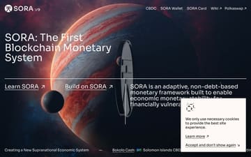 Sora website preview