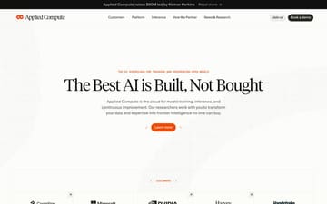 Applied Compute website preview