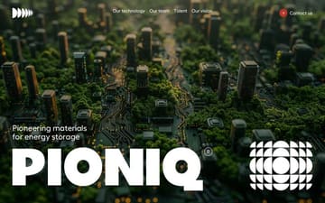 Pioniq Technologies website preview