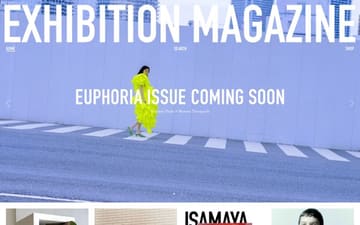 Exhibition Magazine website preview