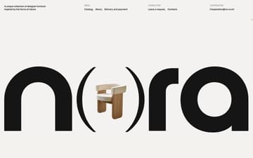 Nora website preview