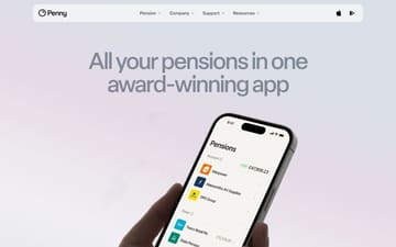 Penny Pension website preview