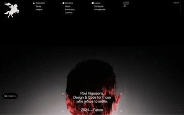 Ravi Klaassens website preview