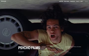 Psycho Films website preview