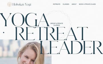 Hoboken Yogi website preview