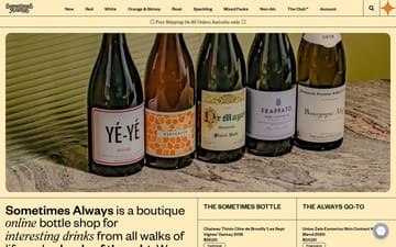 Sometimes Always website preview