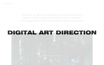 Elodie Fabbri website preview