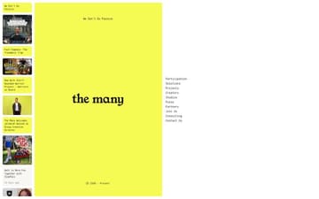 The Many website preview