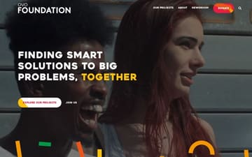 OVO Foundation website preview