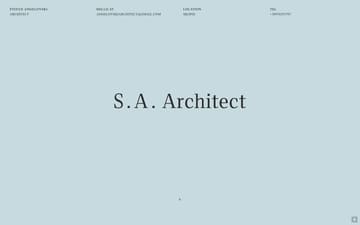 Angelovski Architect website preview