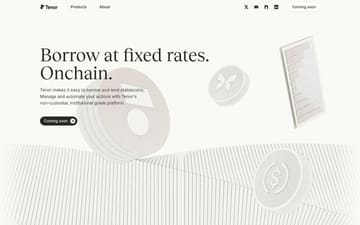Tenor website preview