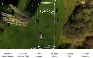 Volley website preview
