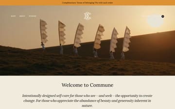 Commune website preview