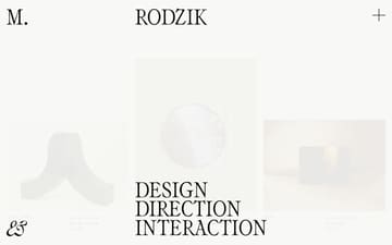 M.Rodzik website preview