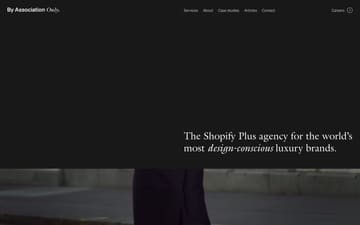By Association Only website preview