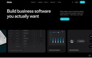 Glide website preview