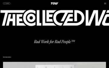 The Collected Works website preview