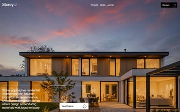 Storey website preview