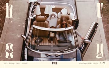 Huey Lightshop website preview