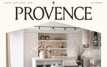 Provence website preview